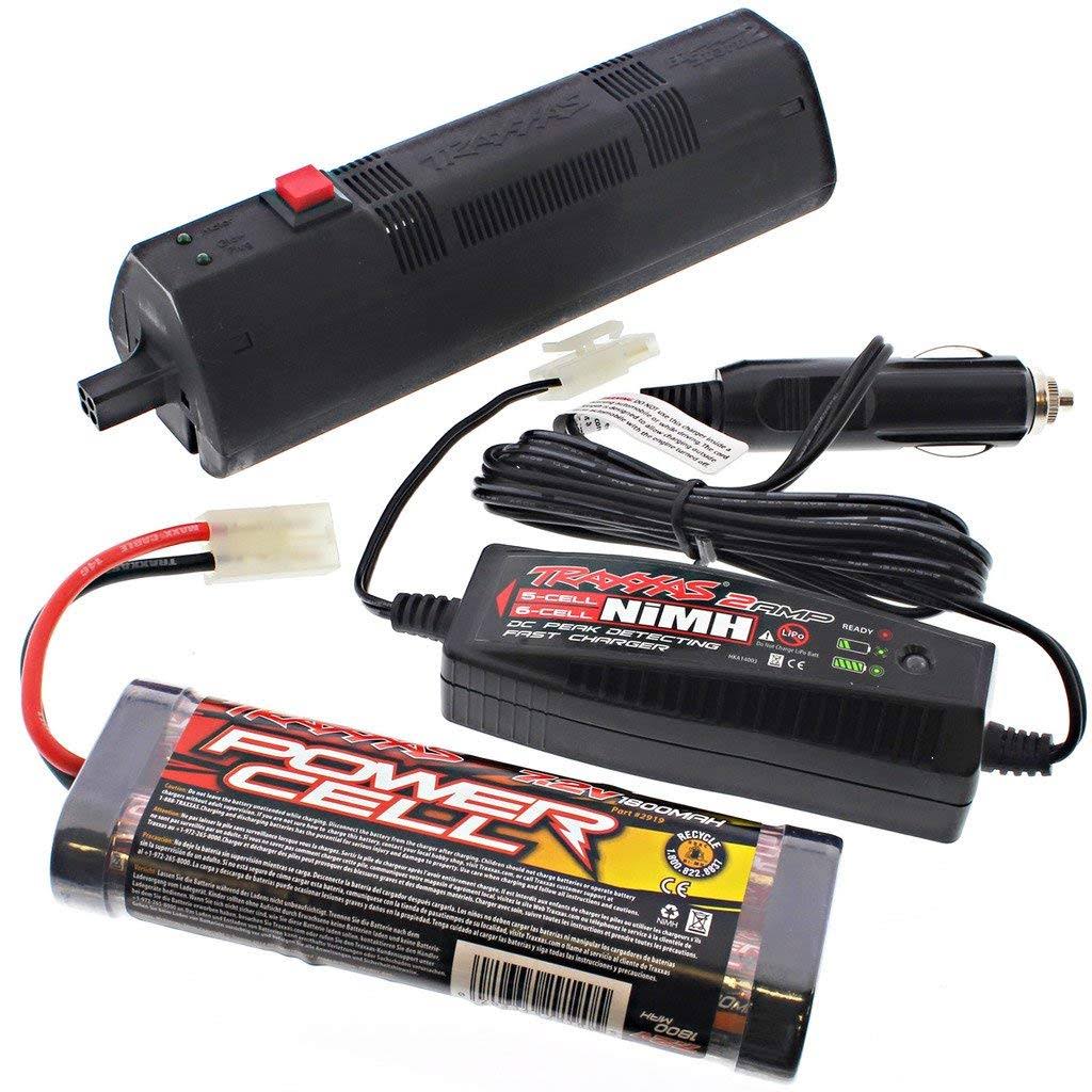 Traxxas Revo 3.3 * Ez-Start Control Box, 7.2v 1800 Mah Battery, & 2 Amp YH_PGANPRDO