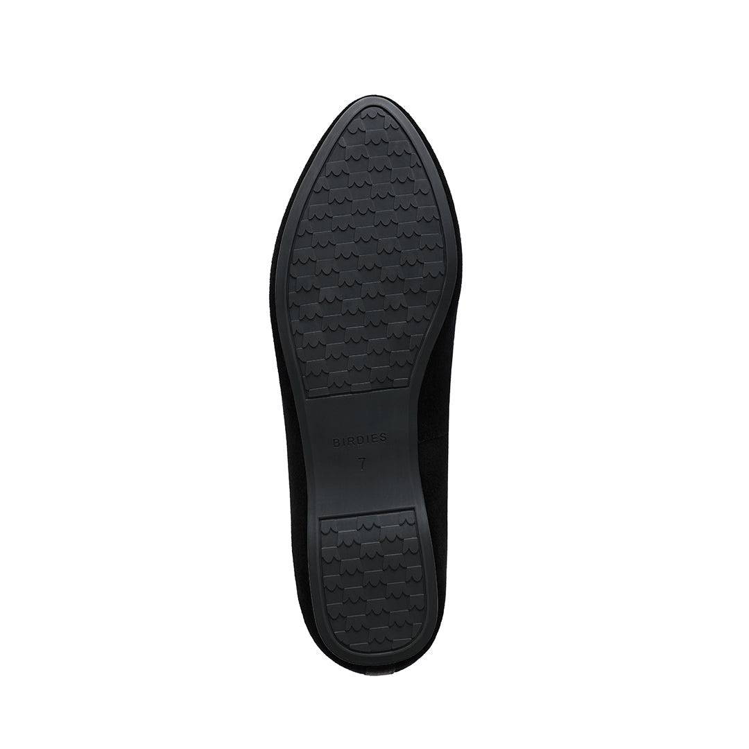 Birdies Heron Flat In Black Suede At Nordstrom, Size AB_WIZKCQIJ