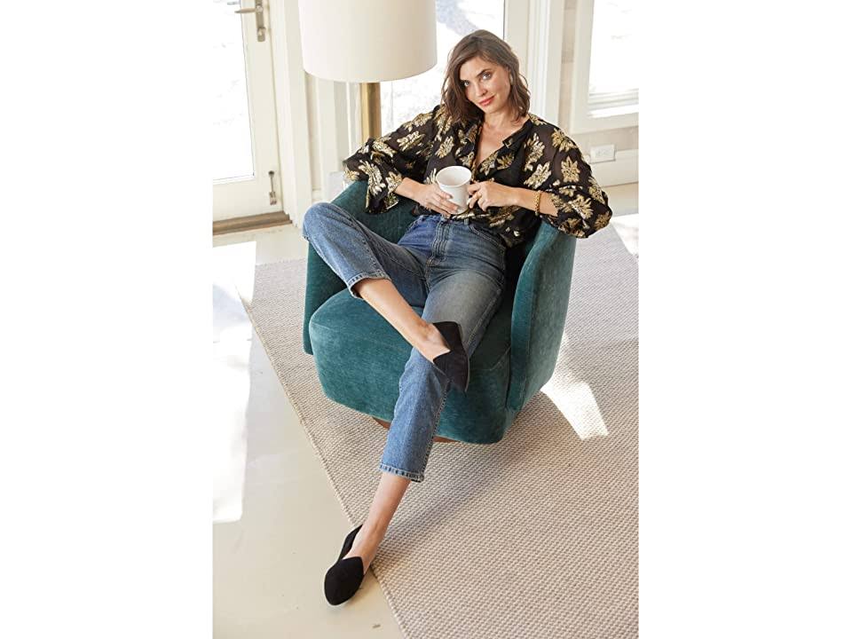 Birdies Heron Flat In Black Suede At Nordstrom, Size AB_WIZKCQIJ