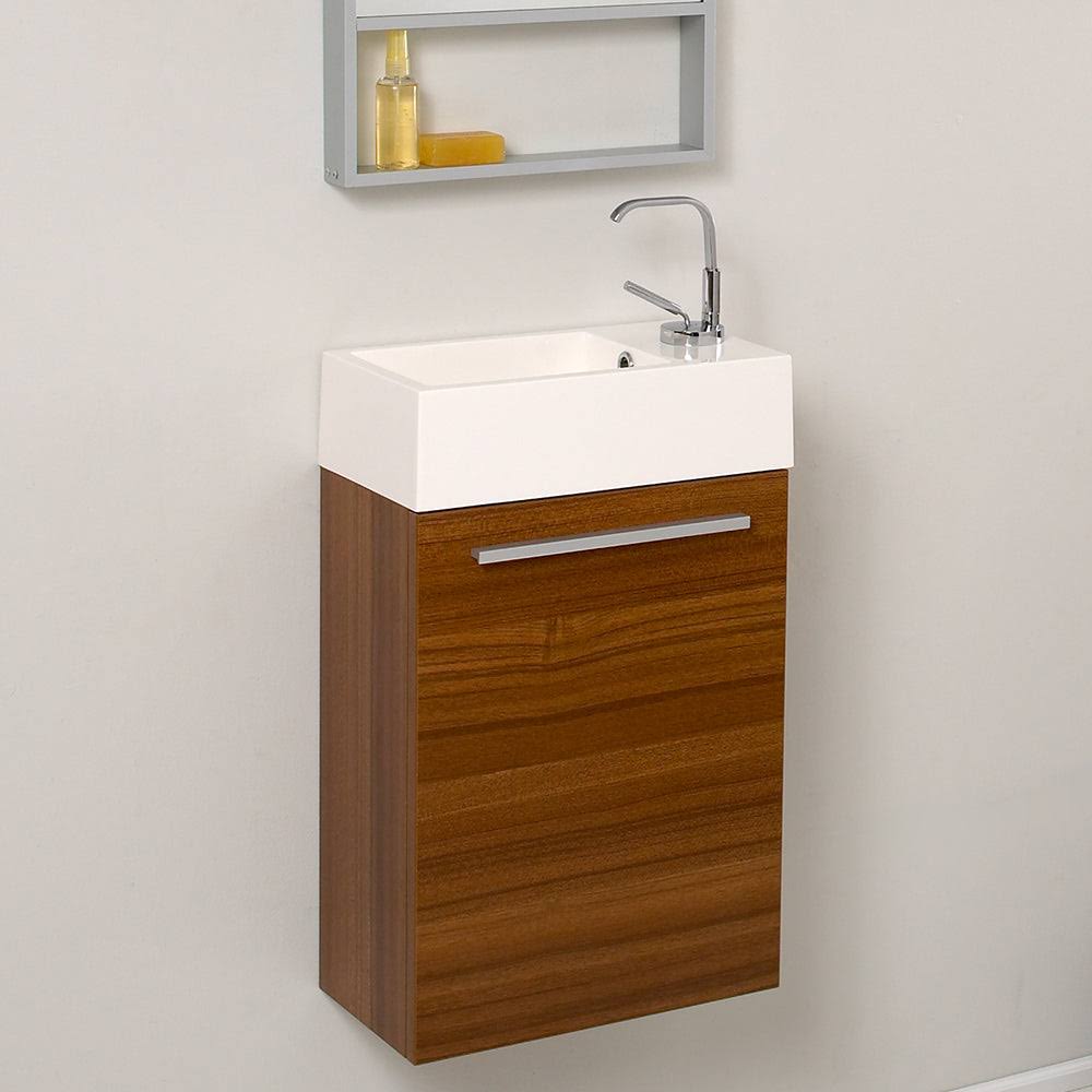 Fresca Fcb8002go-I Pulito 16 Small Gray Oak Modern Bathroom Vanity With Integrated JA_OCB4T8OV