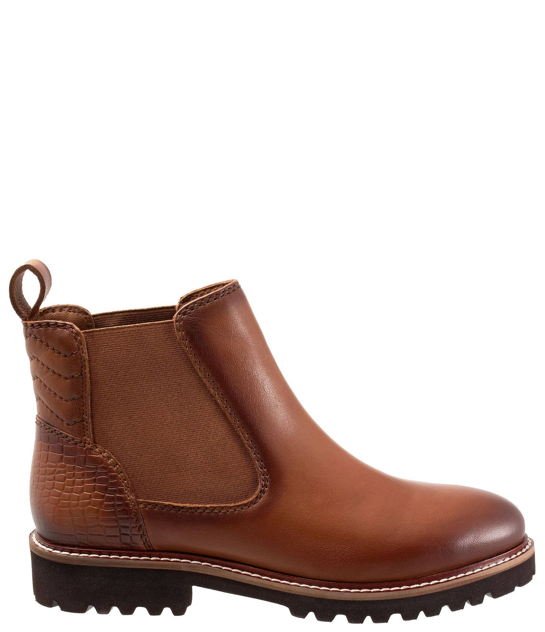Softwalk Women's Indy Boots - Wide Luggage In Size 8.CY_TN81UHBT