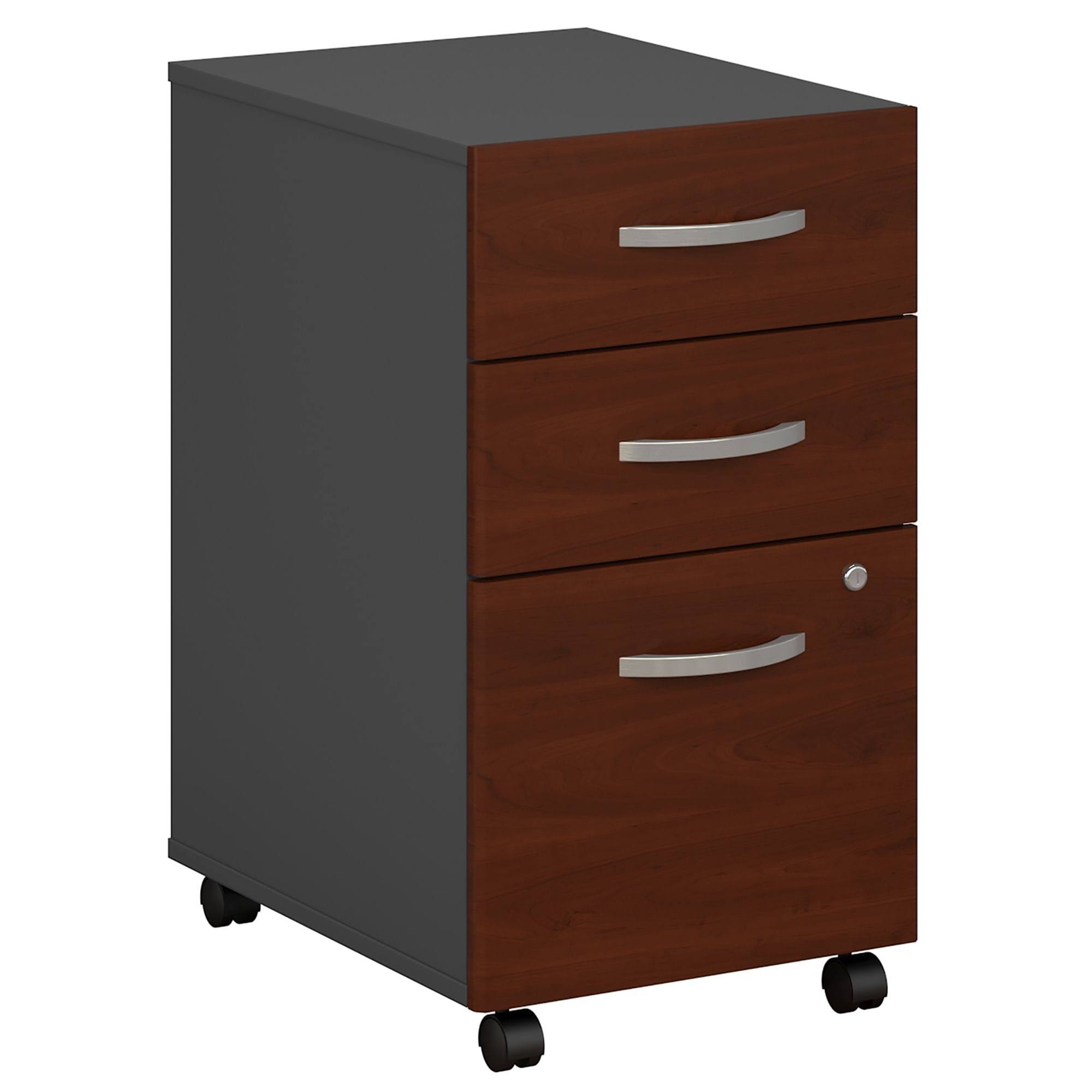 Bbf Components Collection 3-Drawer Mobile File Cabinet, Hansen SI_IET5R0BU