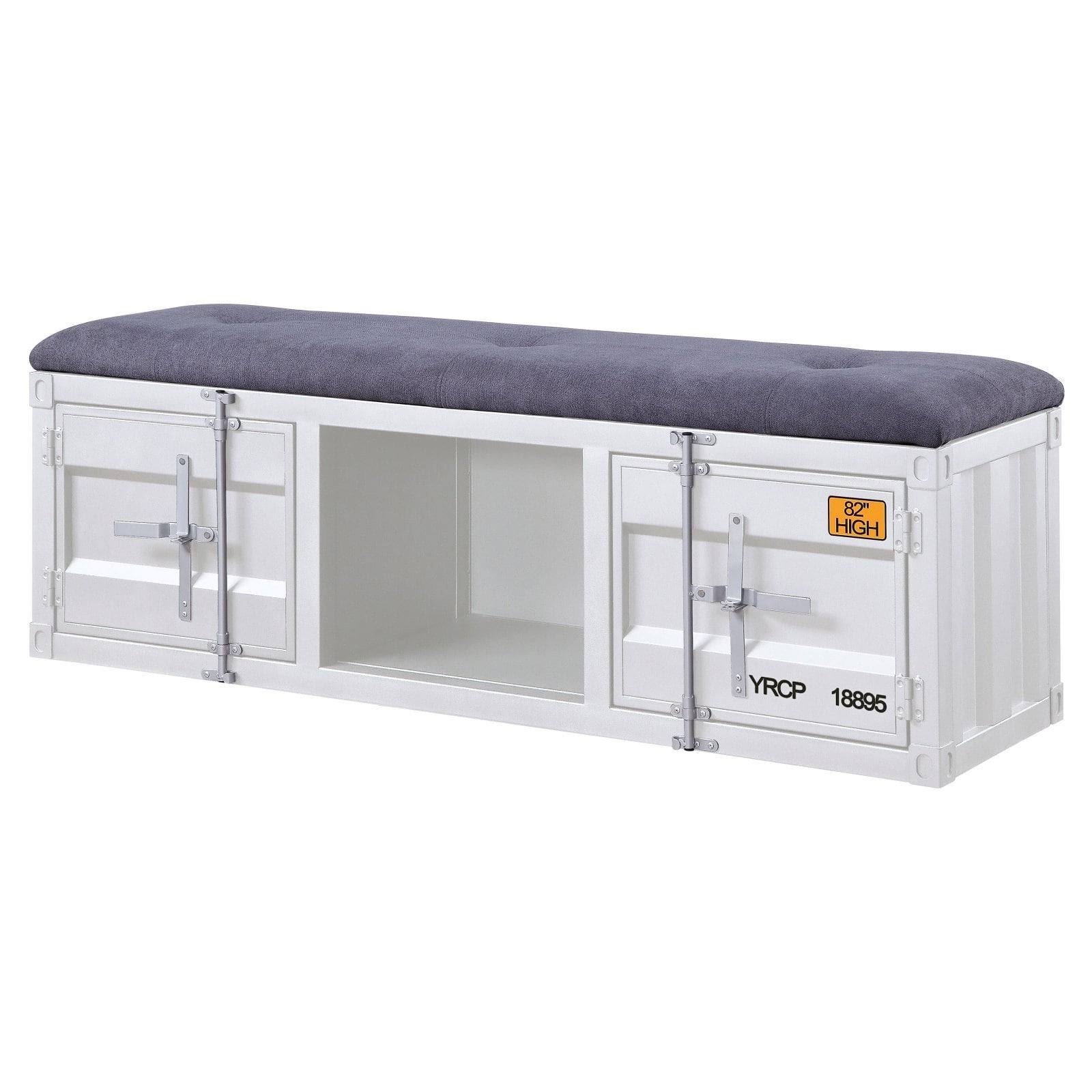 Acme Cargo Bench (Storage) Gray Fabric & OO_OV61OWPD