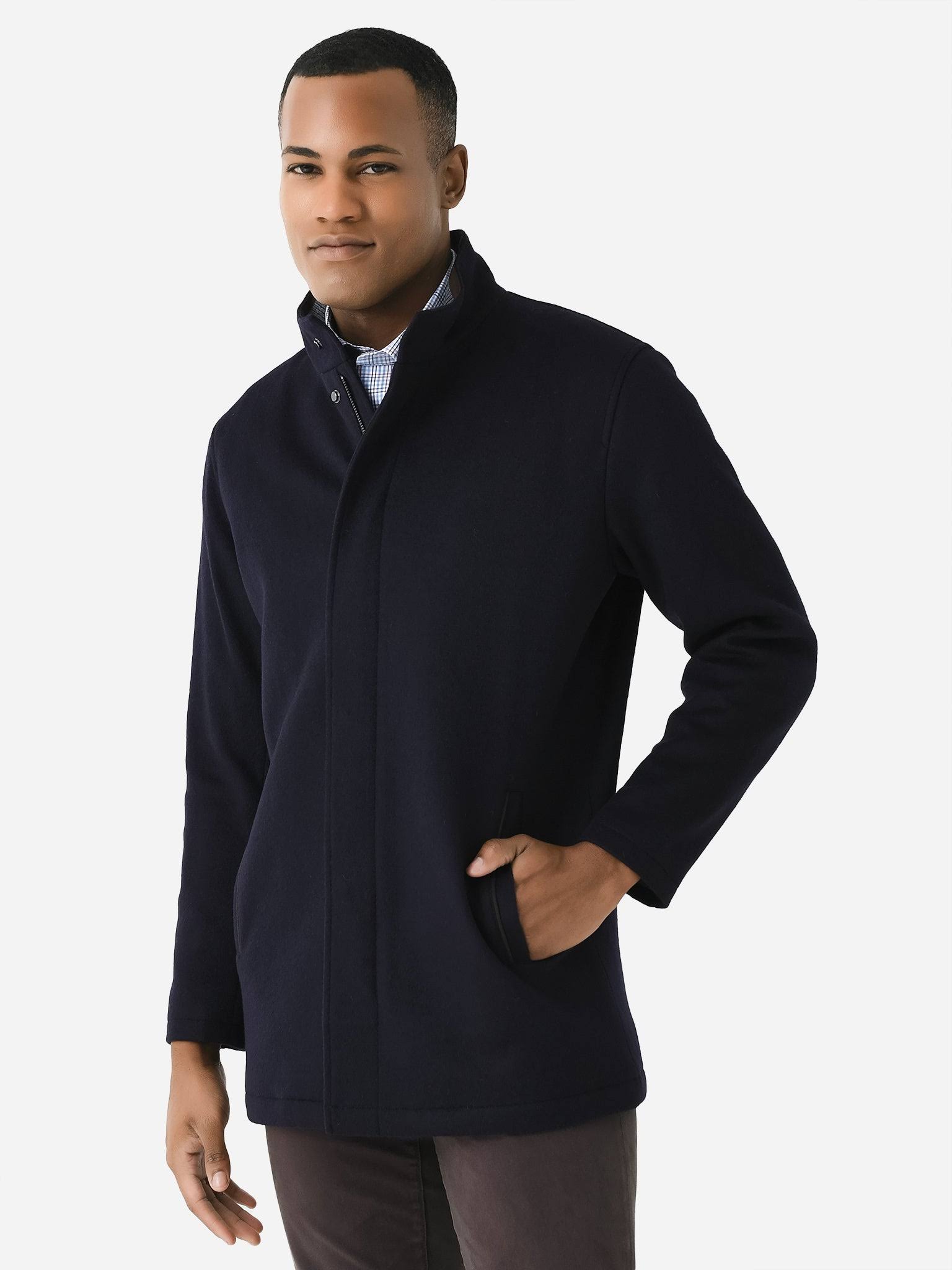 Peter Millar Crown Men's Crown Flex Fleece City Coat, Xl / Navy | St. Bernard 99_2URZT5V7