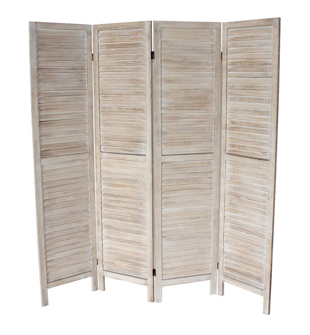 Bozeman 4 Panel Room Divider Laurel Foundry Modern Farmhouse Color: HI_VIA3UVUA