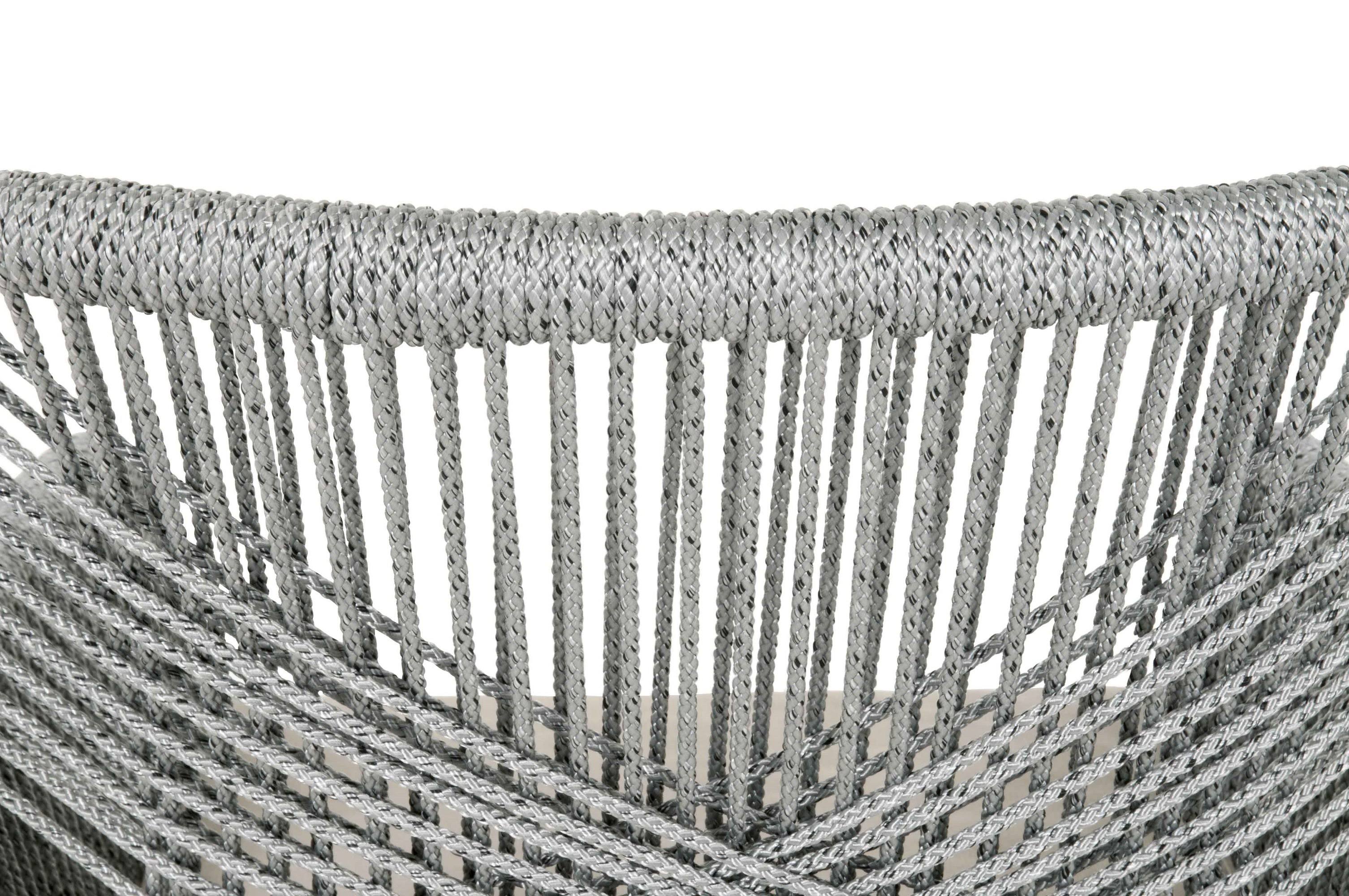 Orient Express Furniture Loom Woven Arm Chair - Set Of 2 Taupe White / Natural Gray - 6809kd.Wta/Pum/EL_YEXXLOQY