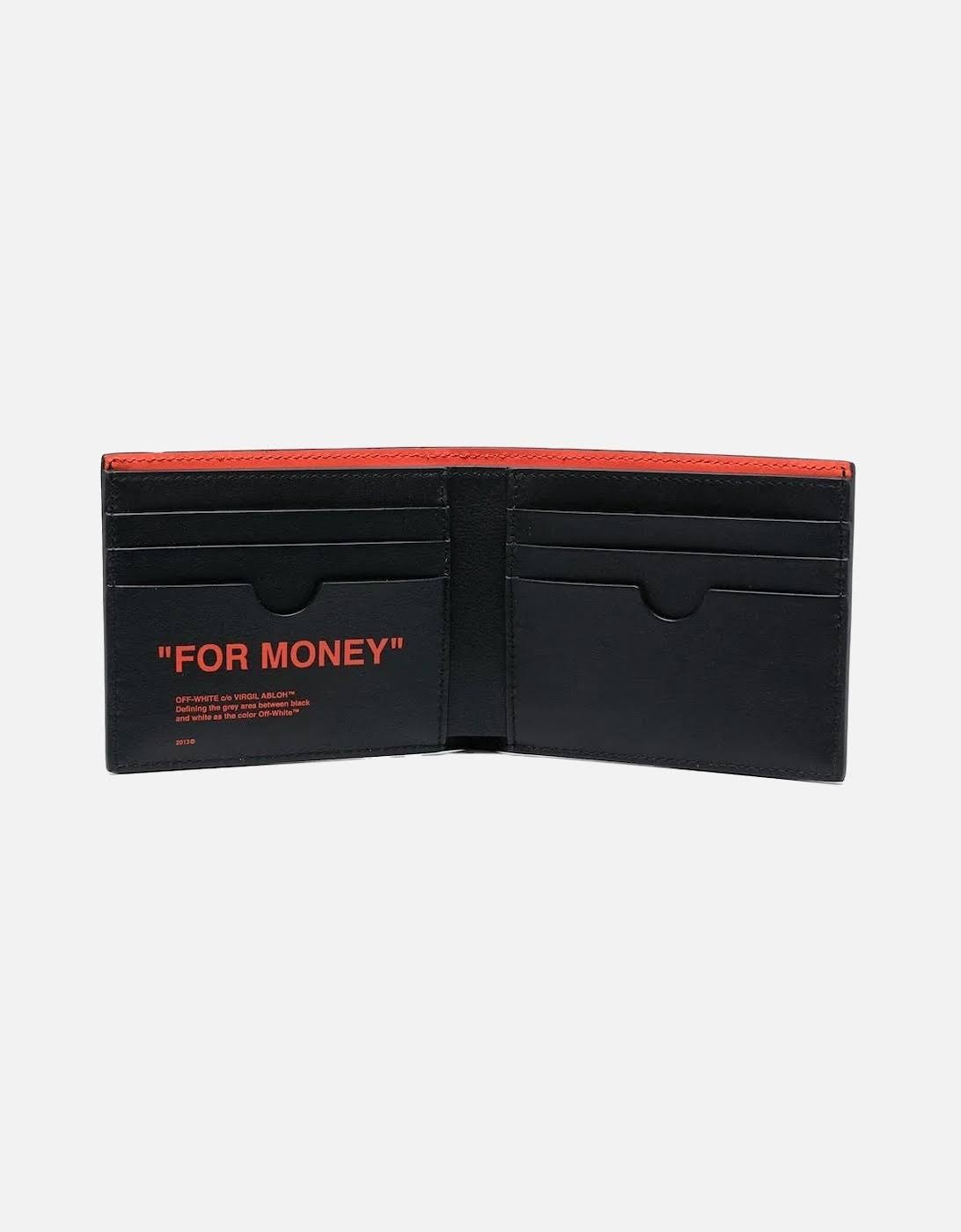Off-White Quote Leather Bifold Wallet In Black SP_F4FJUUC6