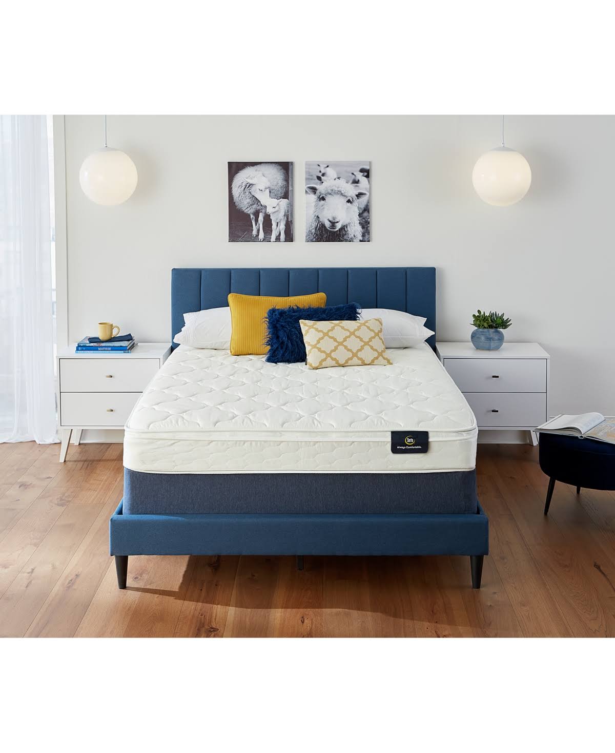 Serta Slumber Oasis 8 Plush Eurotop Mattress- KU_YF43TFGA