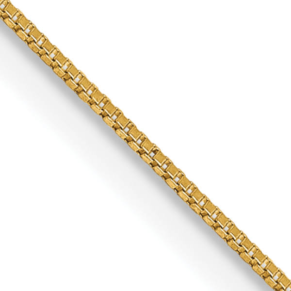 10k Yellow Gold .5mm Box Chain Necklace 14 1B_NSTVXCJF