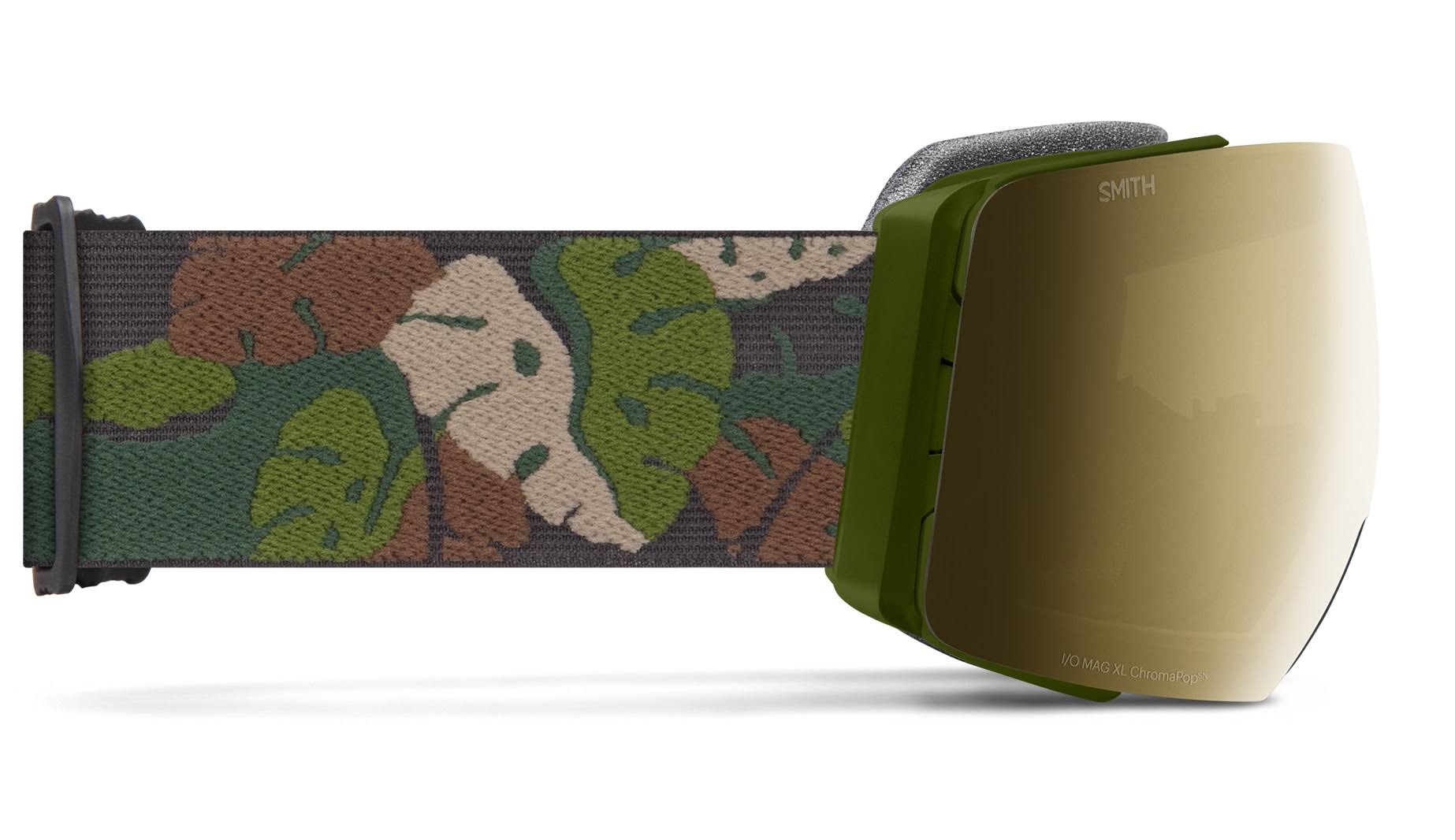 Smith I/O Mag Xl Chromapop Goggles In Olive Plant Camo / Sun Black TL_2NLAN2CW