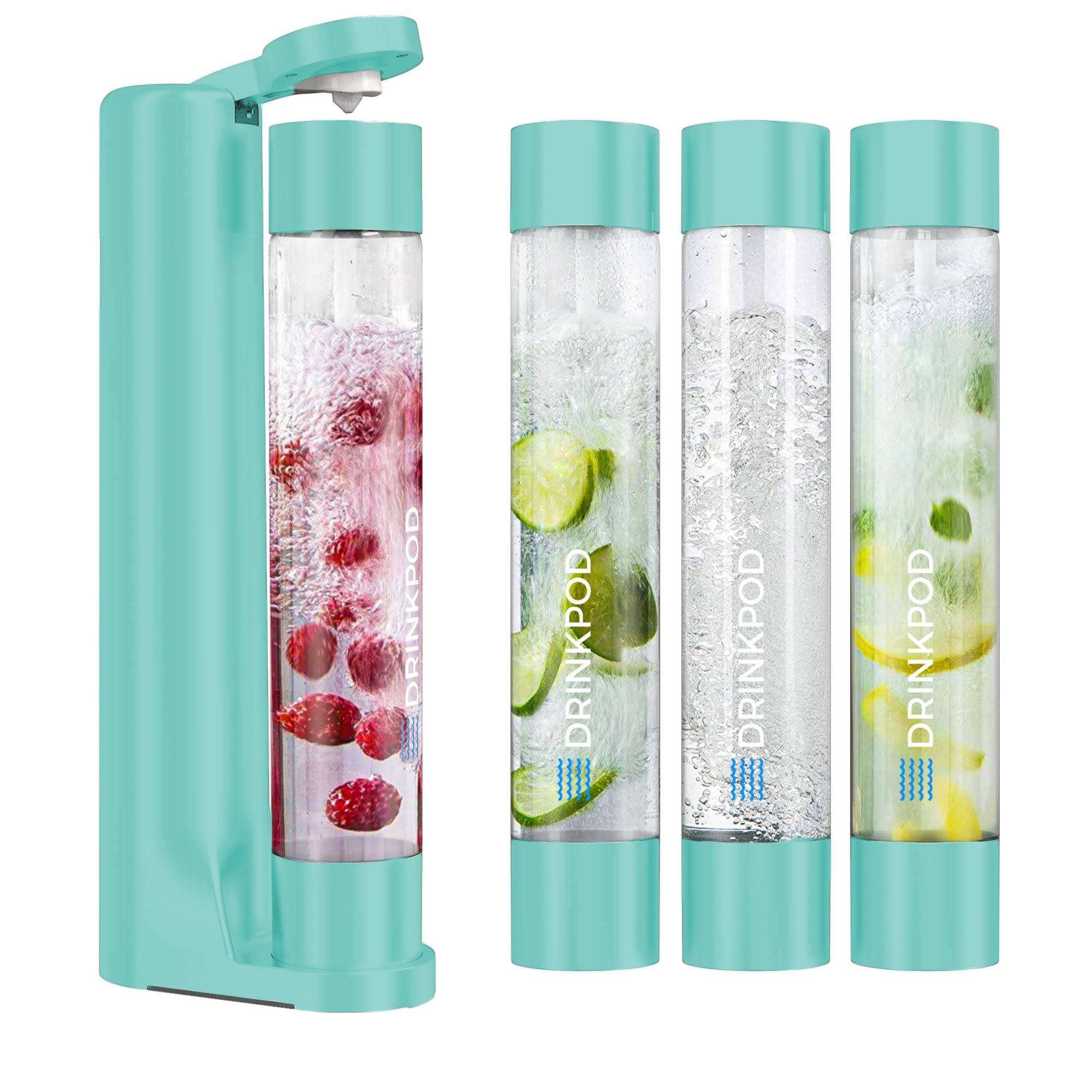 Fizzpod One Touch Sparking Soda Maker Machine With 3 Bottles- TW_GJZU1UJO