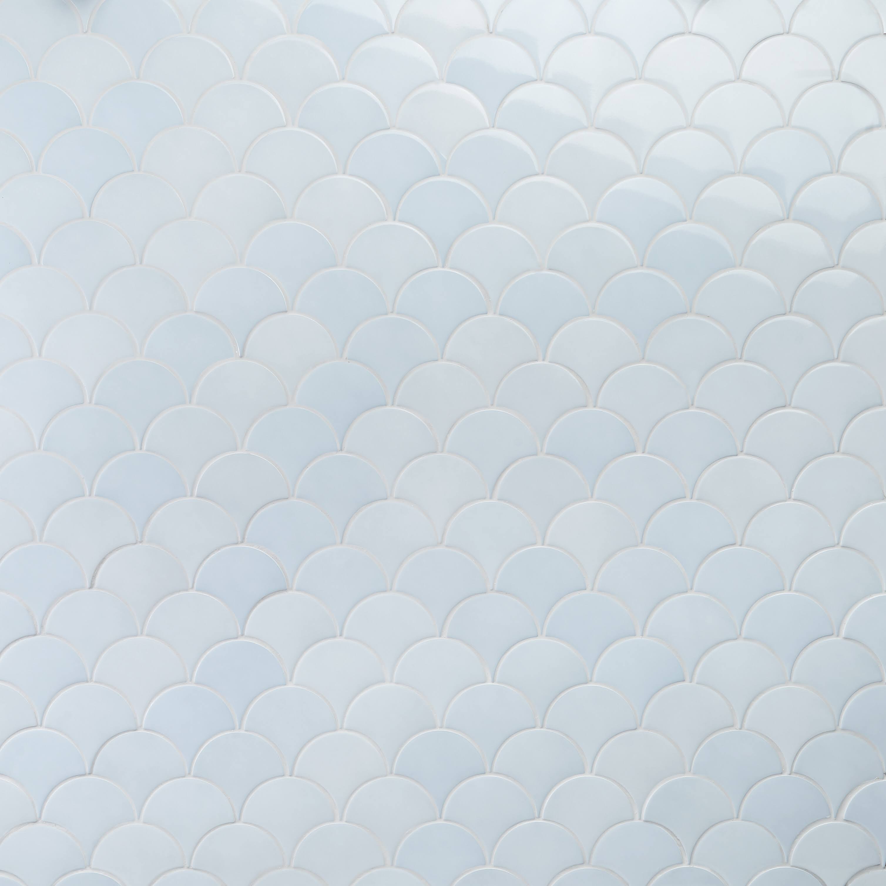 Ivy Hill Tile Beta Teal 2.44 In. X 5 In. Fish Scale Polished Ceramic Wall Tile (4.06 Sq. Ft. / Case) IT_USQ1IH7D