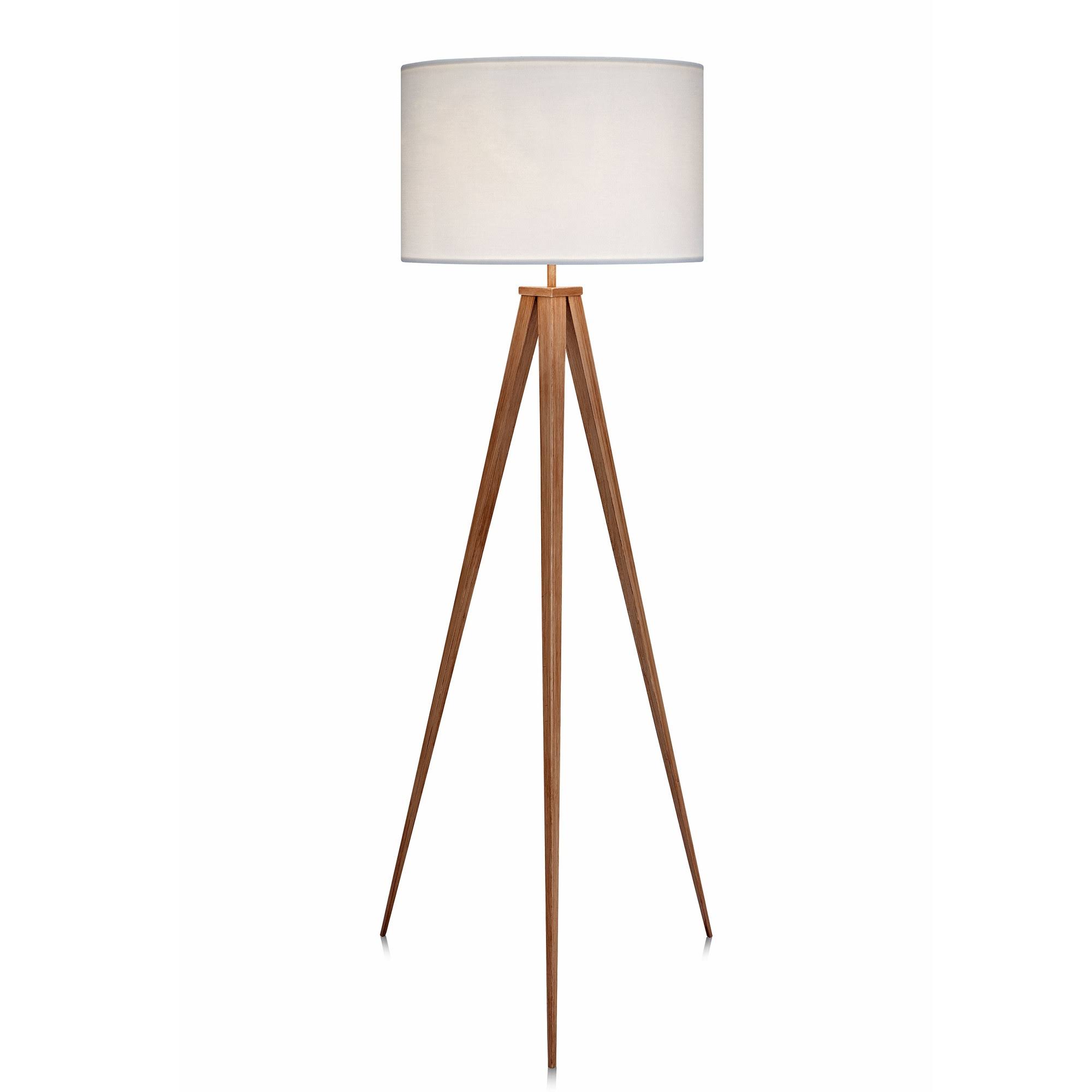 Versanora Romanza Tripod Floor Lamp, White/BB_VGJFKCXY
