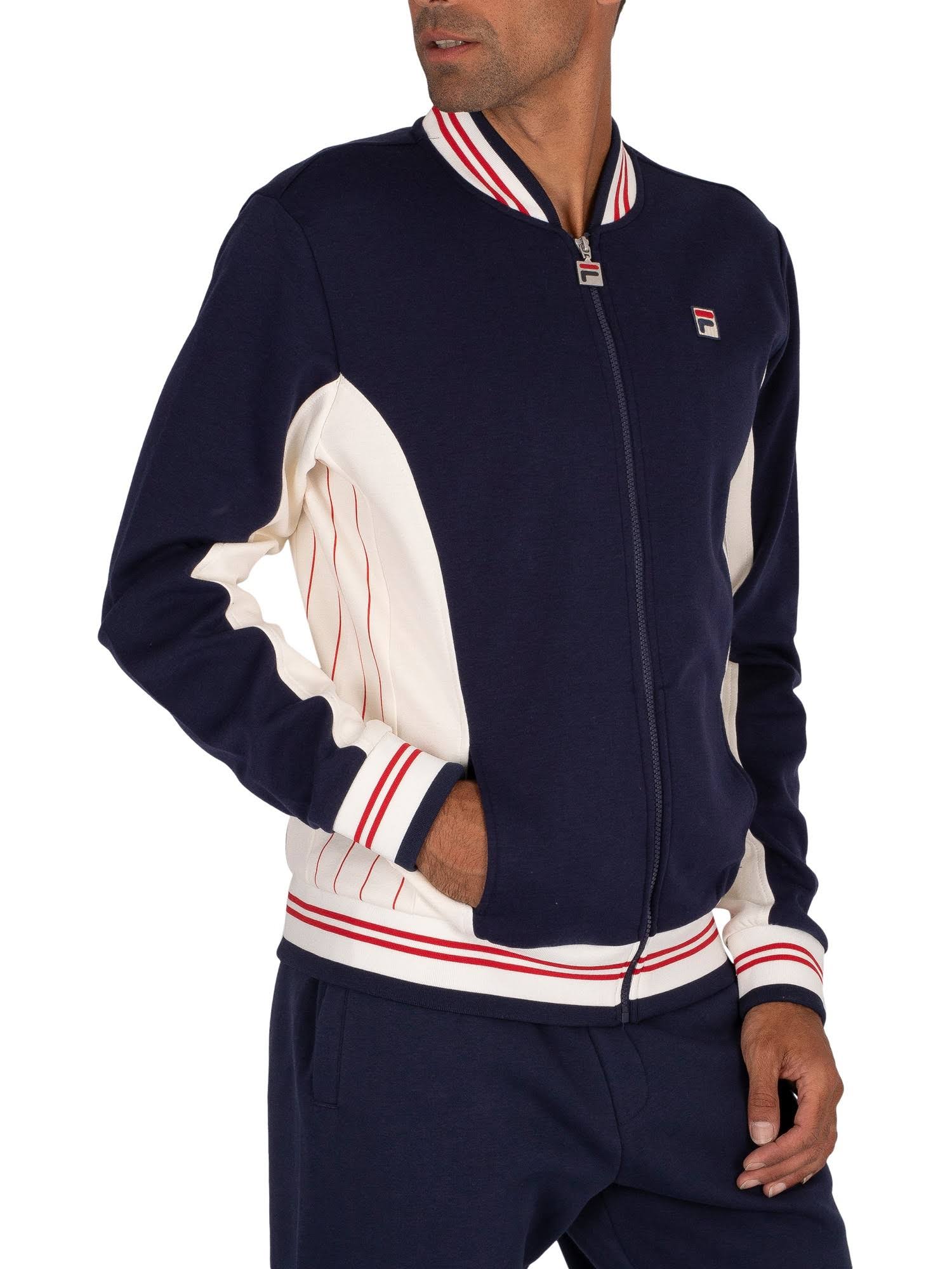 Fila Settanta Jacket Baseball Track Top - Navy SB_IXW5XZW6