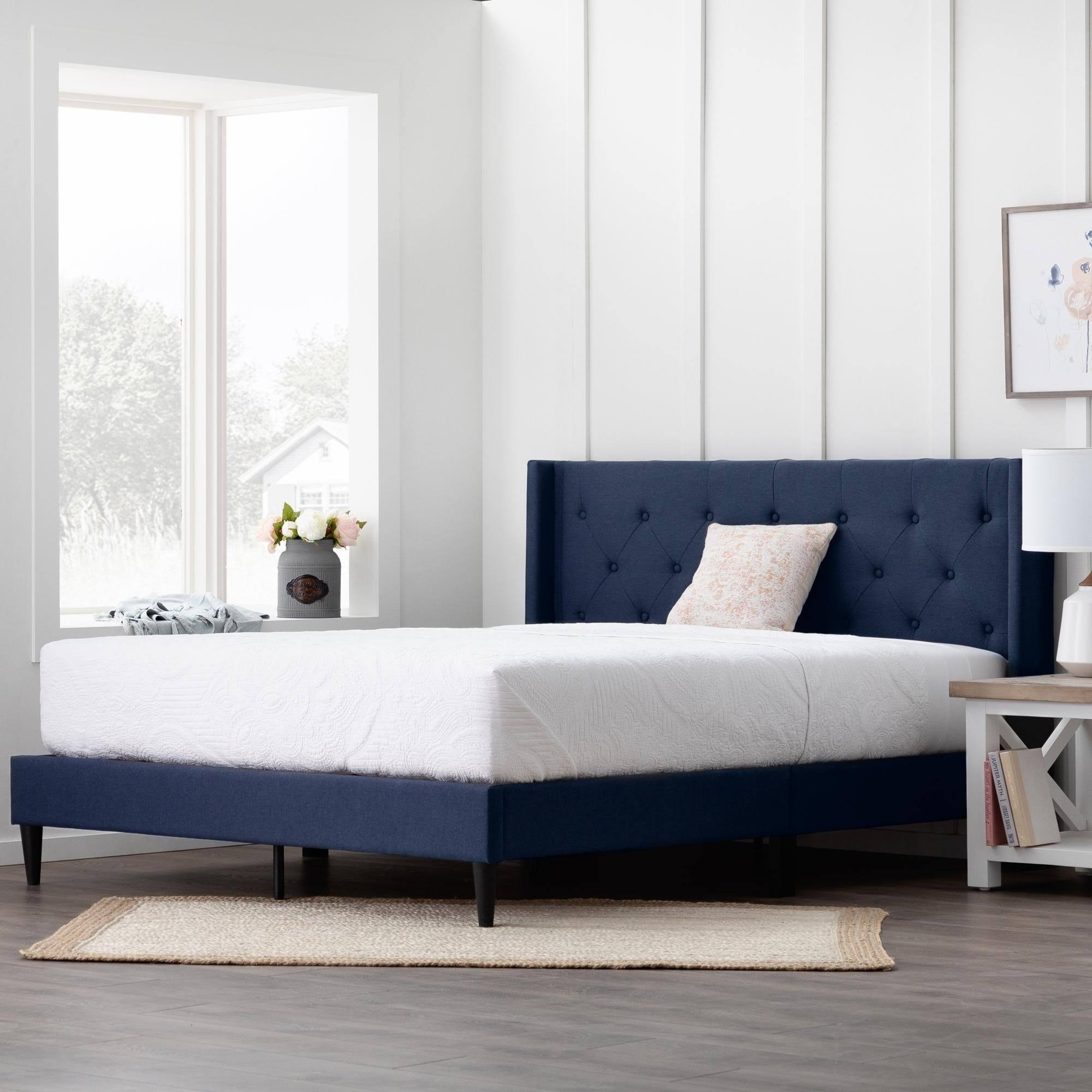 Brookside - Isabelle Navy Upholstered Twin Wingback 59_4IOAHYBF