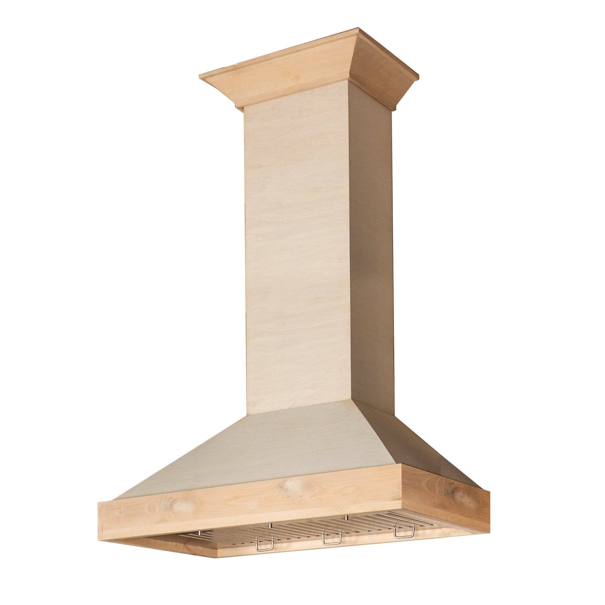 Zline 30 Unfinished Wooden Wall Mount Range Hood (Kbuf-30) NP_GXVOVCMS