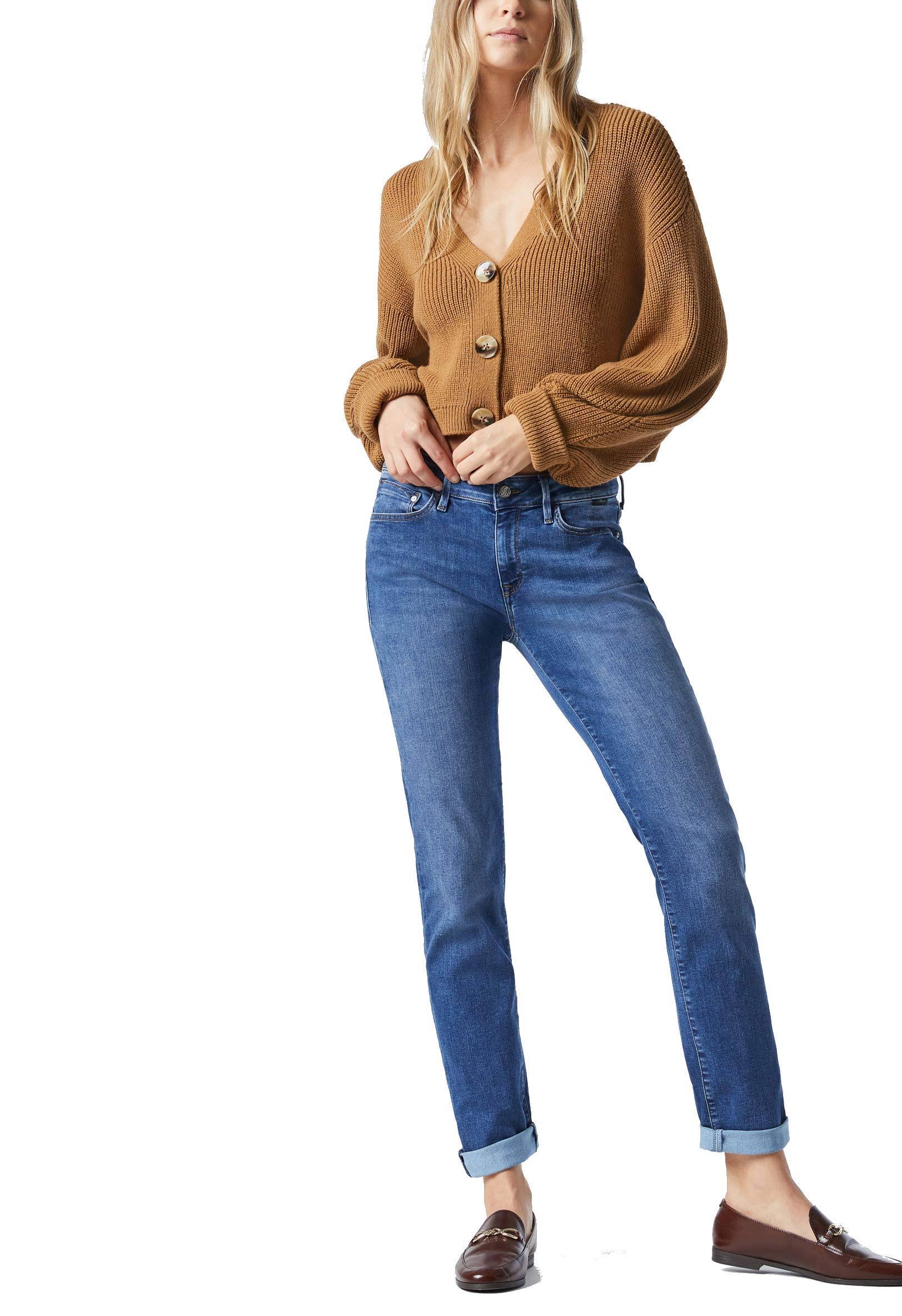 Mavi Women's Emma Slim Boyfriend In Mid 2D_PWJN691G