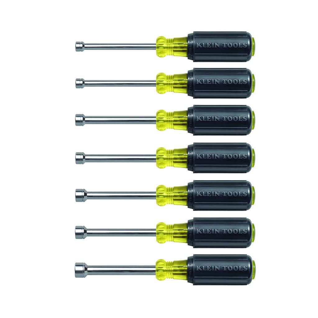 Klein Tools 65160 7 Piece Metric Cushion Grip Nut Driver PA_NHMLPXM1