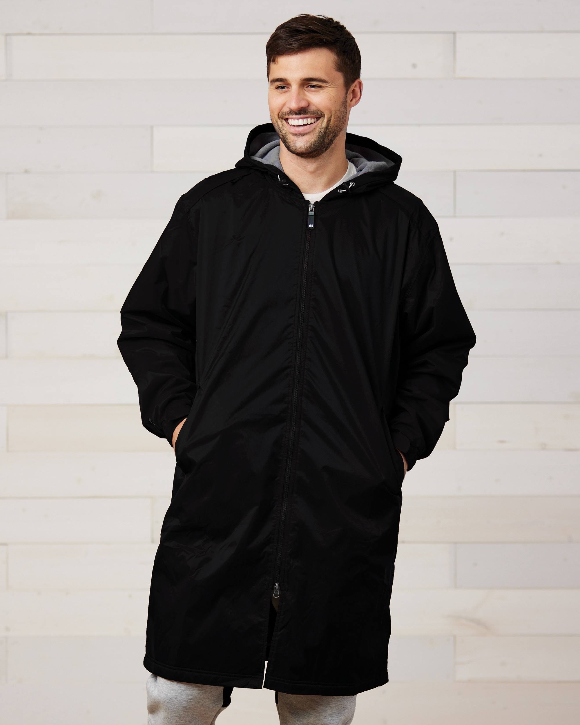 Holloway 229162 Adult Polyester Full Zip Conquest Jacket - Black - OL_SABOHDFF
