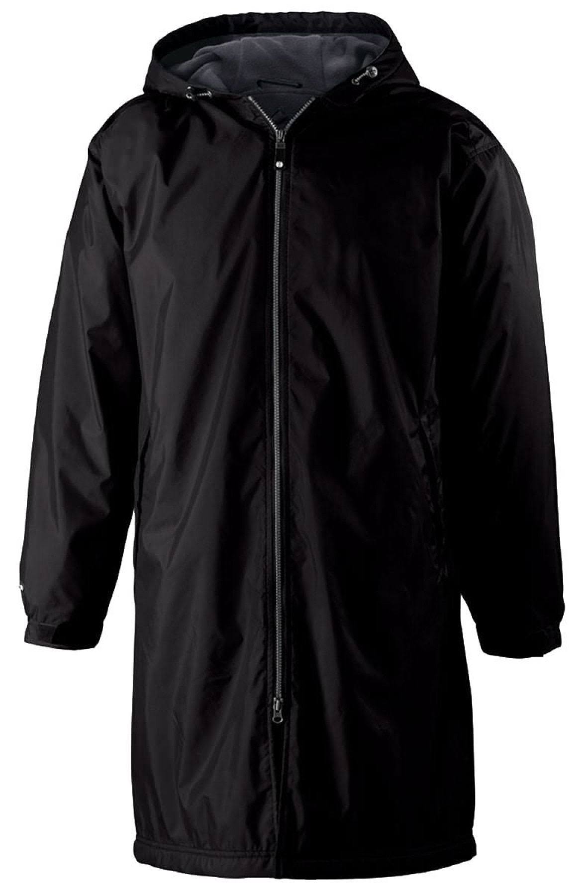 Holloway 229162 Adult Polyester Full Zip Conquest Jacket - Black - OL_SABOHDFF