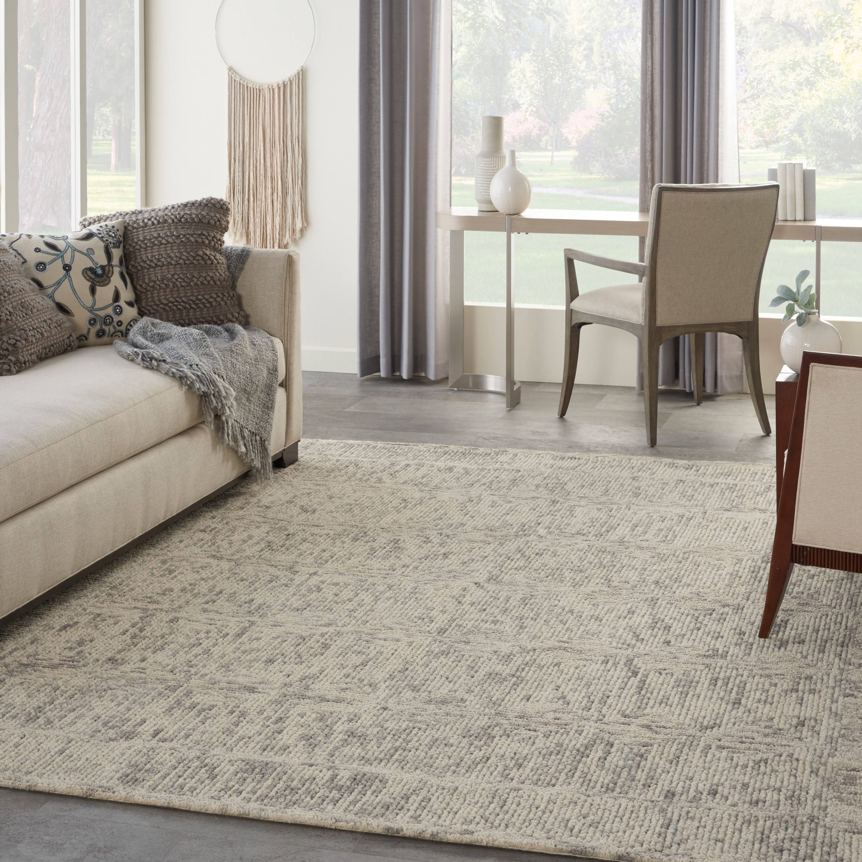 Nourison Vai04 Vail Ivory/Grey/Teal Area Rug- 5'3 X 7'DZ_KYI5SOBU
