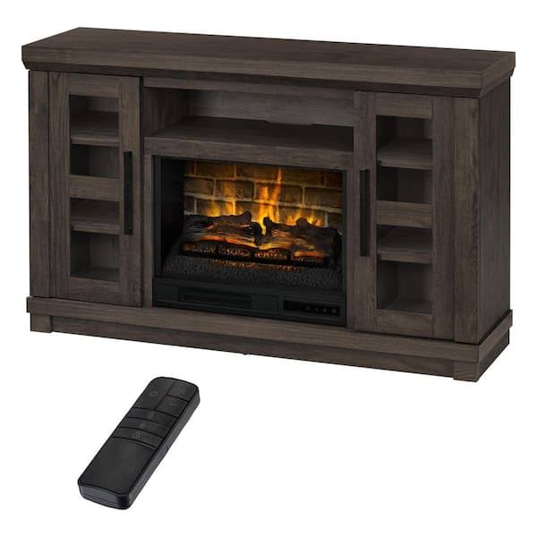 Home Decorators Collection Caufield 54 In. Freestanding Electric Fireplace Tv Stand In Honey WB_9GLWHCKM