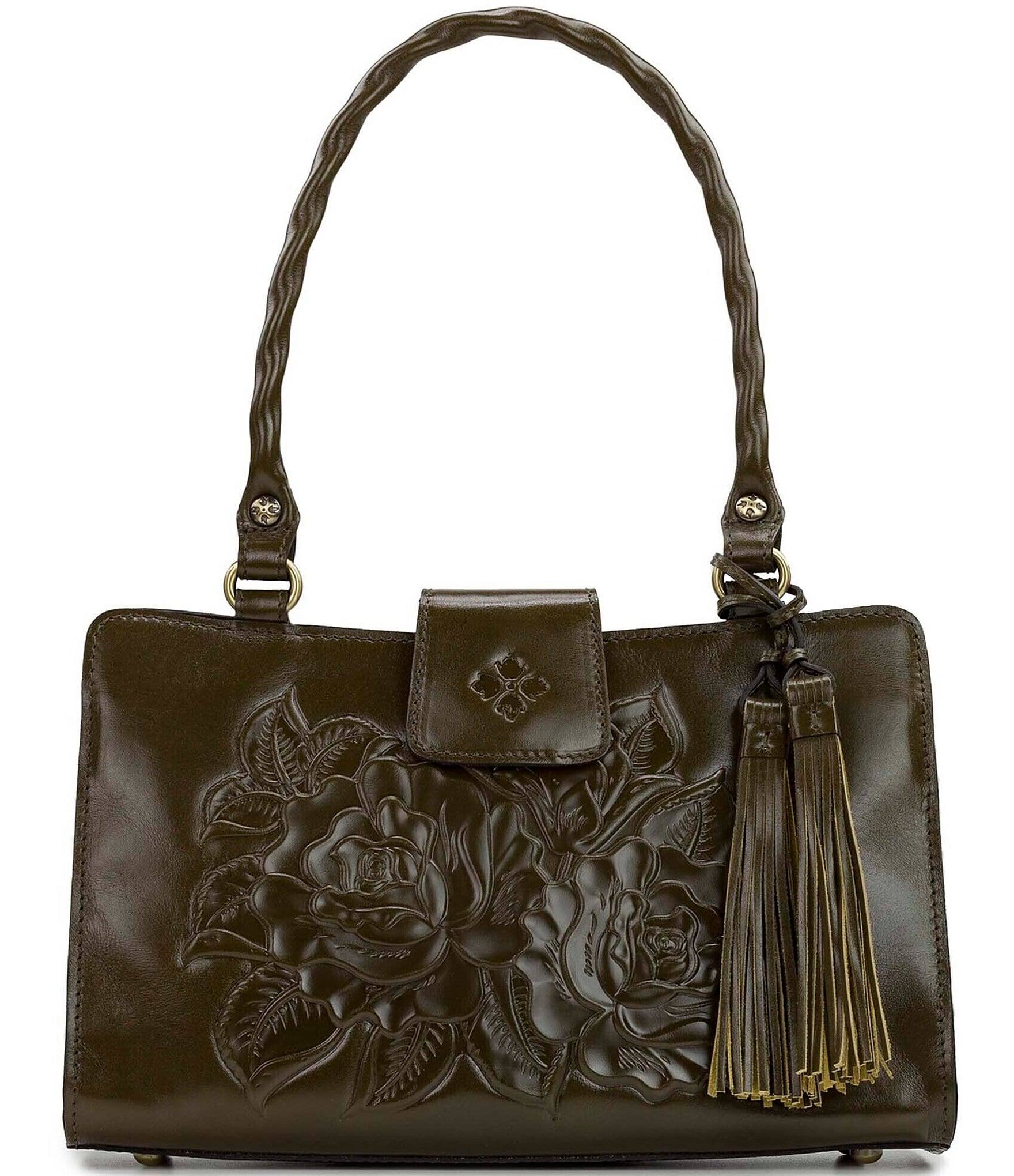 Patricia Nash Rienzo Satchel - Rose Tooled - Soft 8Z_HJCJCC0O