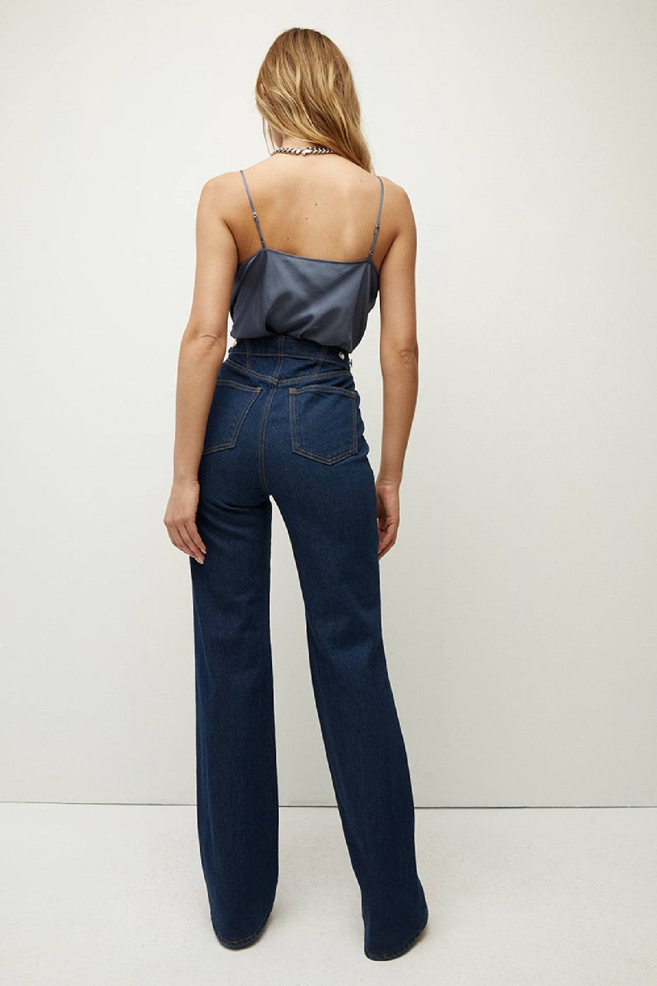 Veronica Beard Women's Crosbie High-Rise Wide-Leg Jeans - KX_CITQTXUA