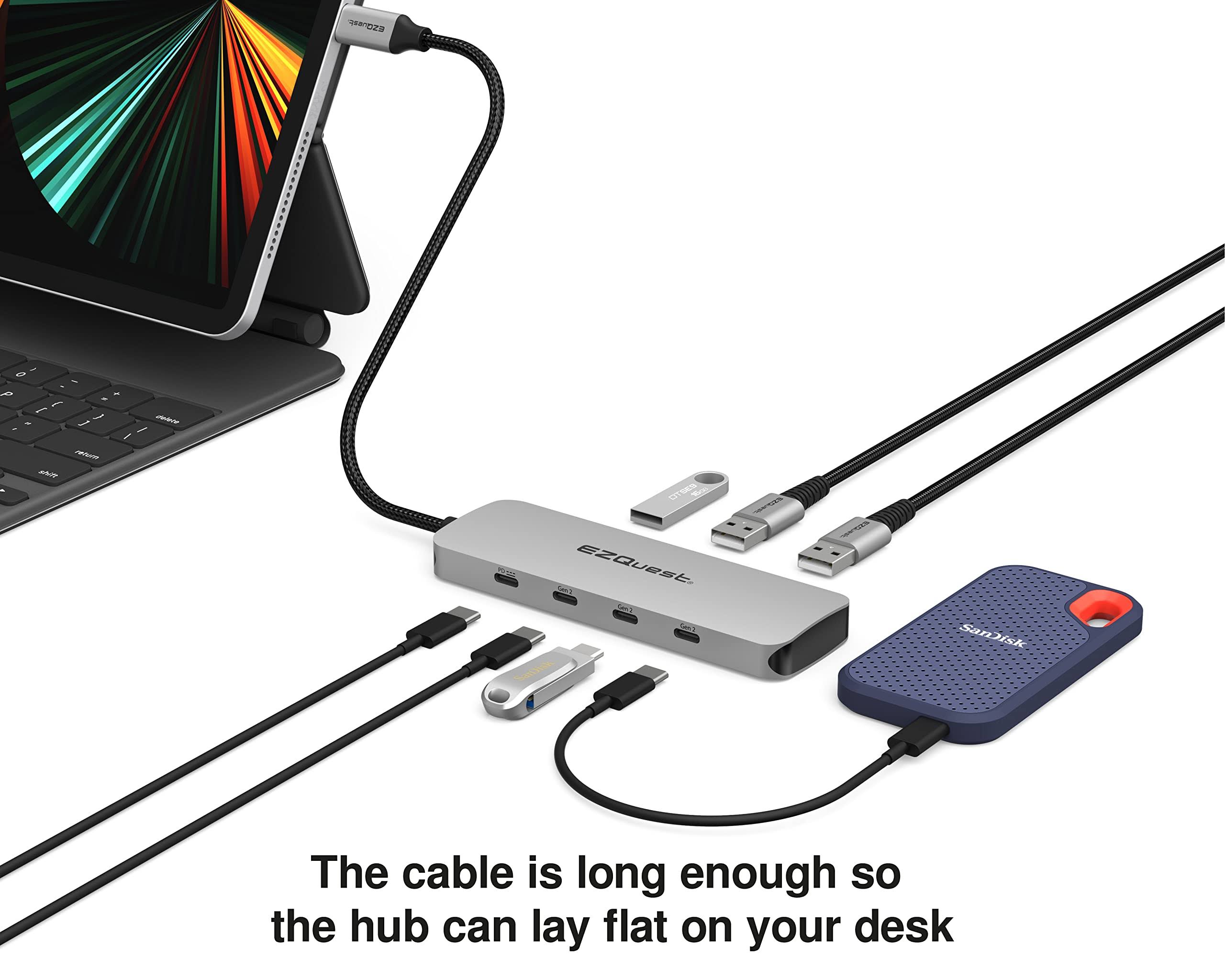 Ezquest Usb-C Gen 2 Hub Adapter 7 LG_O8CBEZDZ