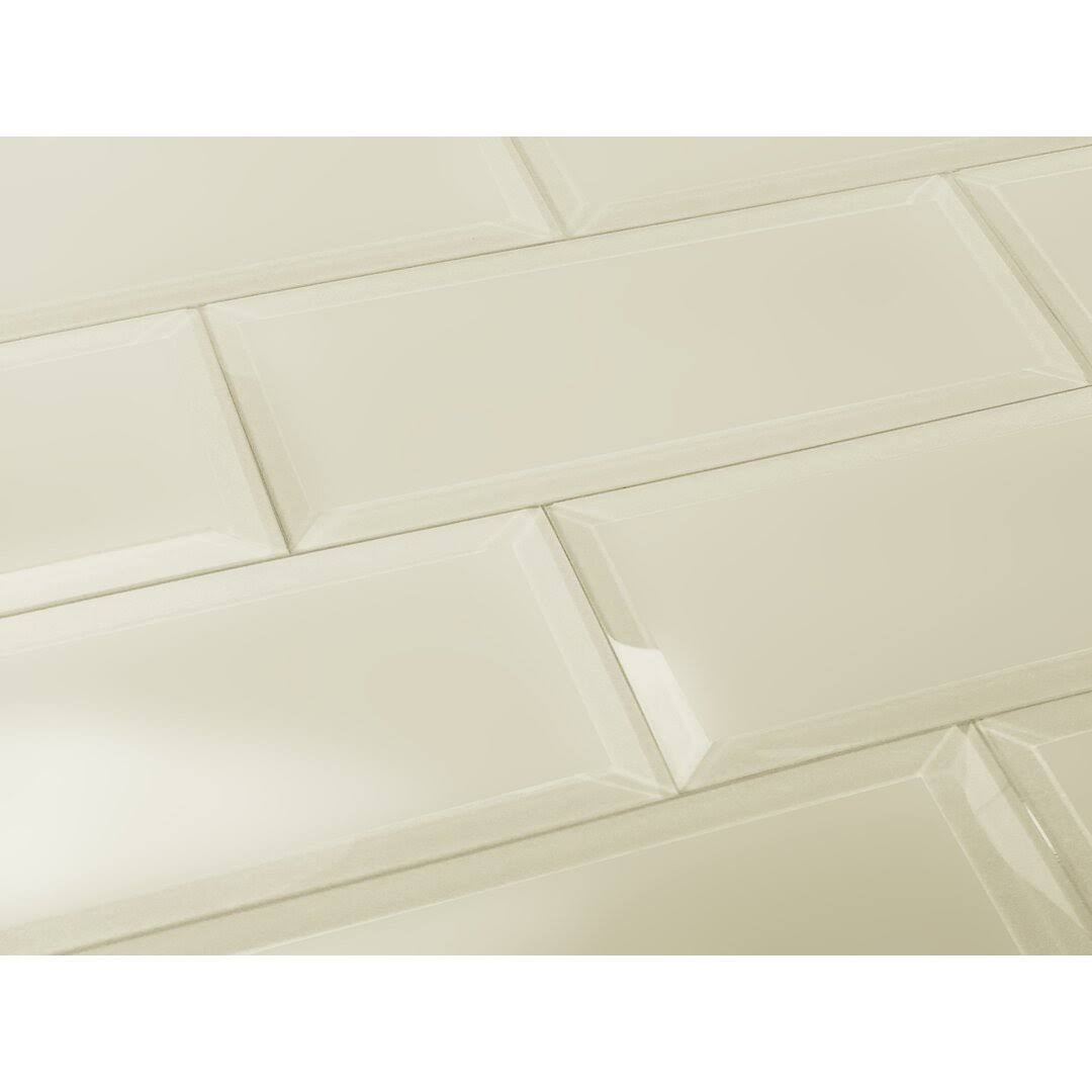 Frosted Elegance 3 X 12 Beveled Glass Subway Wall Tile 2F_4LZRRB8A