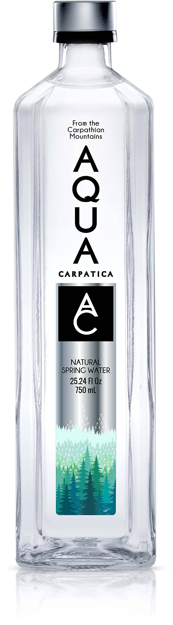 Aqua Carpatica Natural Spring Water With Electrolytes, Artesian Glass Bottled JA_X7IFD5LG